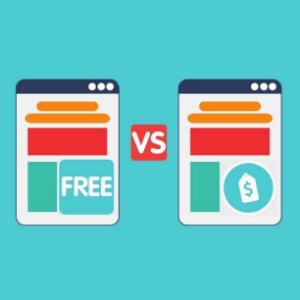 تفاوت قالب رایگان و قالب حرفه‌ای در طراحی سایت