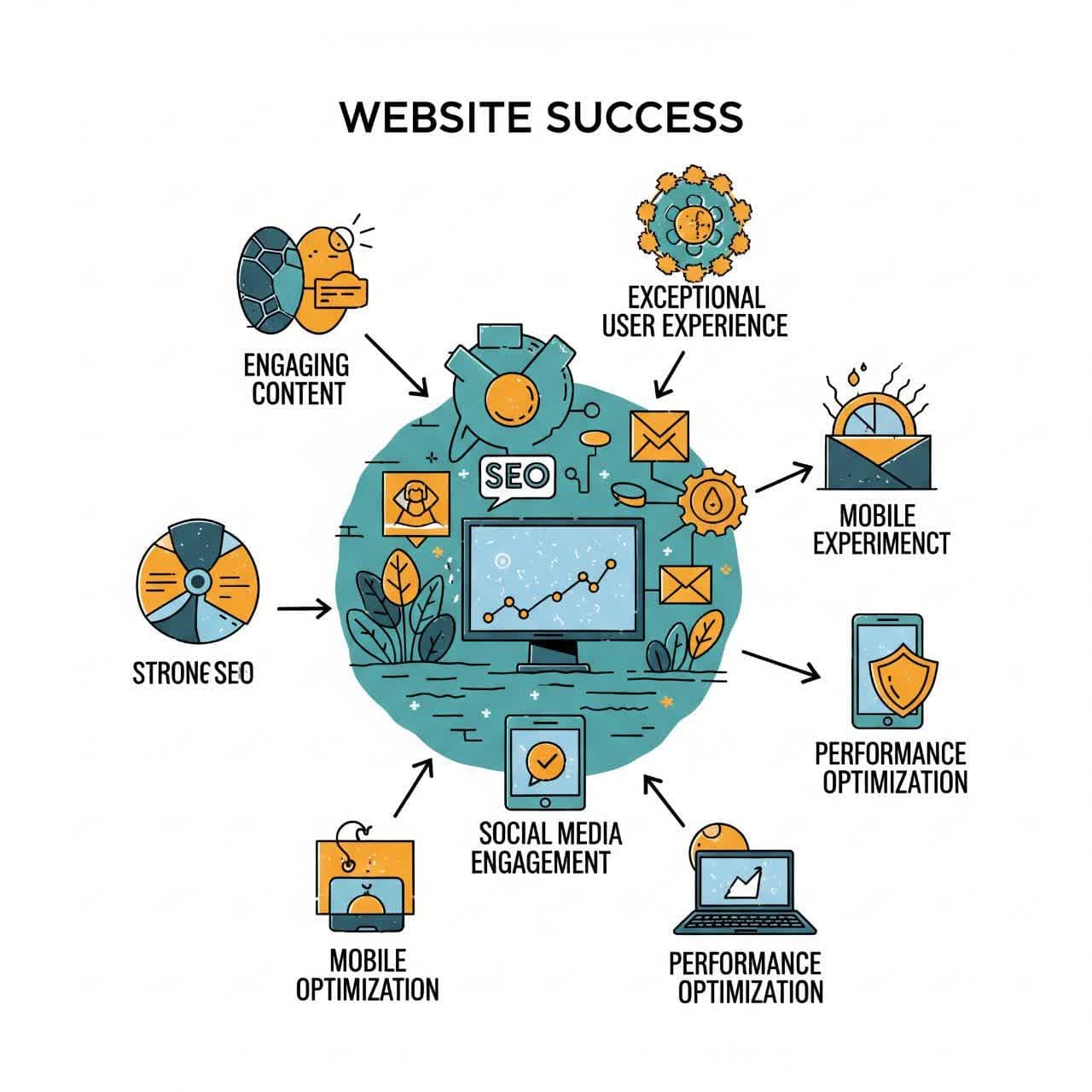 چه عواملی باعث موفقیت یک سایت می‌شود؟
